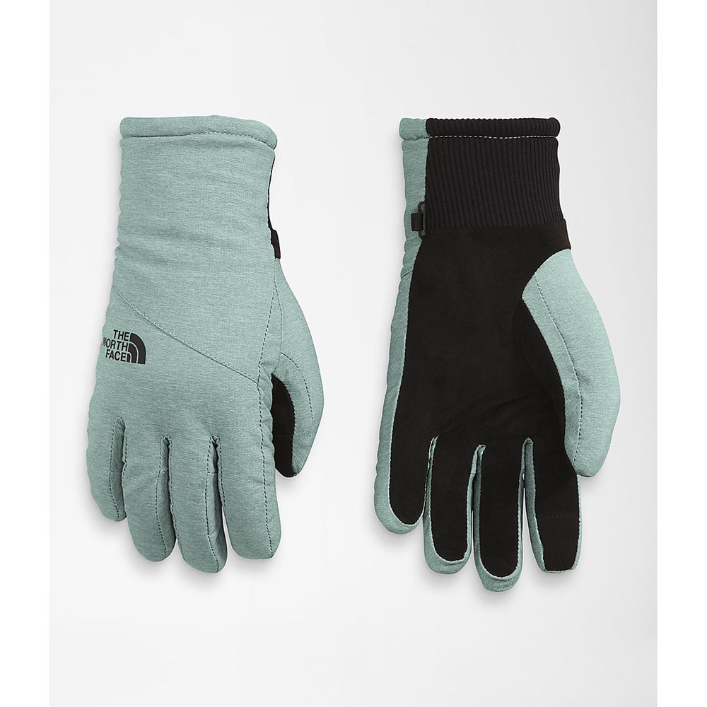 The North Face Gloves Womens Australia - The North Face Shelbe Raschel Etip™ Green (WRT-103584)